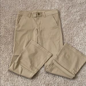 American Eagle Kick Boot Khakis